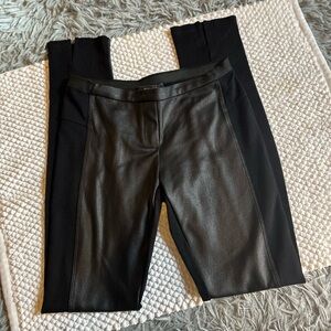BCBGMaxAzria Black Faux Leather Leggings